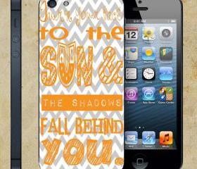 Quote Chevron Pattern For Apple Phone, IPhone 4/4S Case, IPhone 5 Case, Cover Plastic